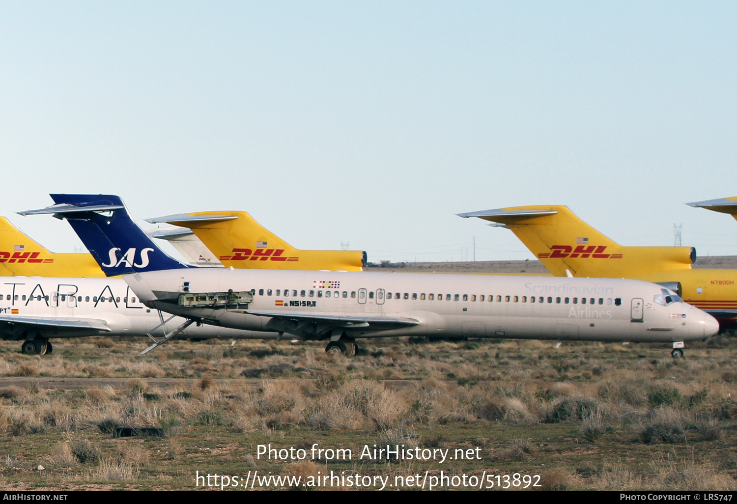 Aircraft Photo of N515PT | McDonnell Douglas MD-87 (DC-9-87) | Scandinavian Airlines - SAS | AirHistory.net #513892