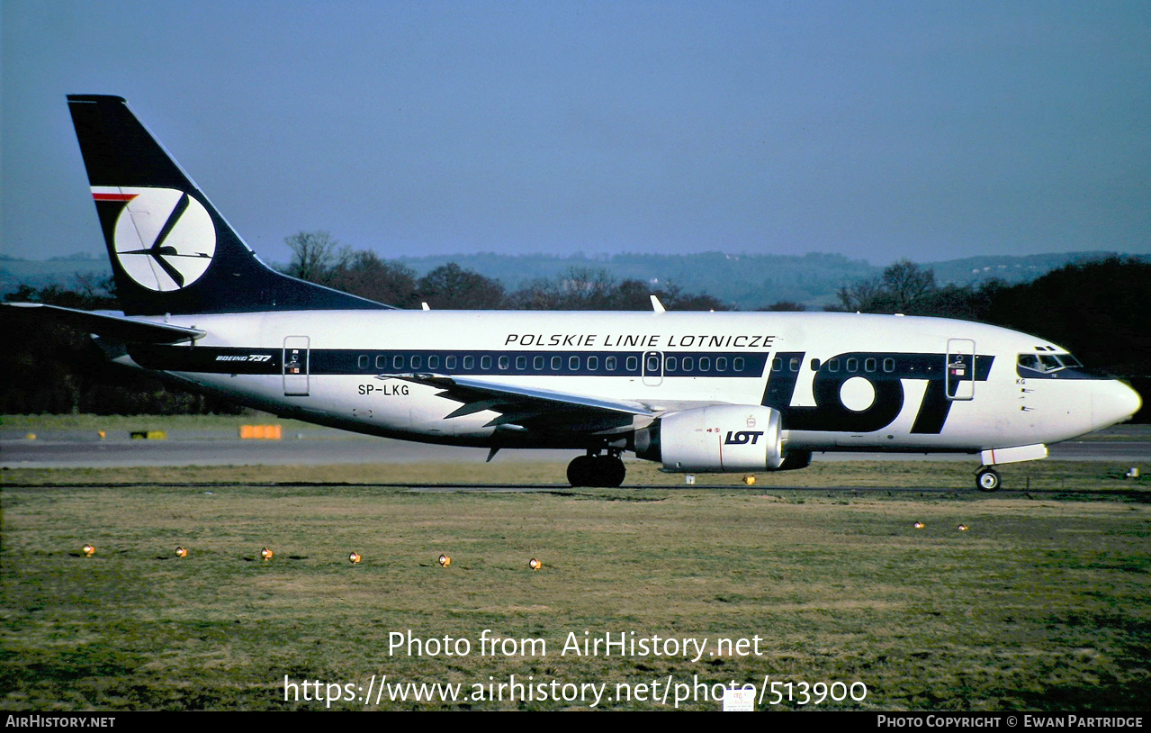 Aircraft Photo of SP-LKG | Boeing 737-53C | LOT Polish Airlines - Polskie Linie Lotnicze | AirHistory.net #513900