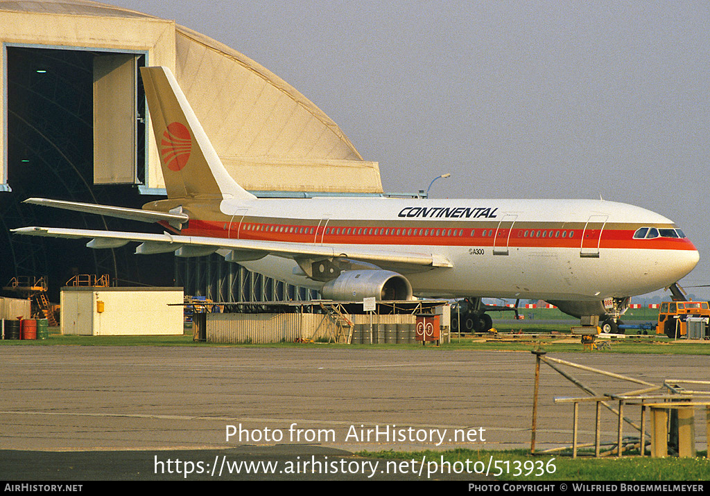 Aircraft Photo of F-OGTB | Airbus A300B4-203 | Continental Airlines | AirHistory.net #513936