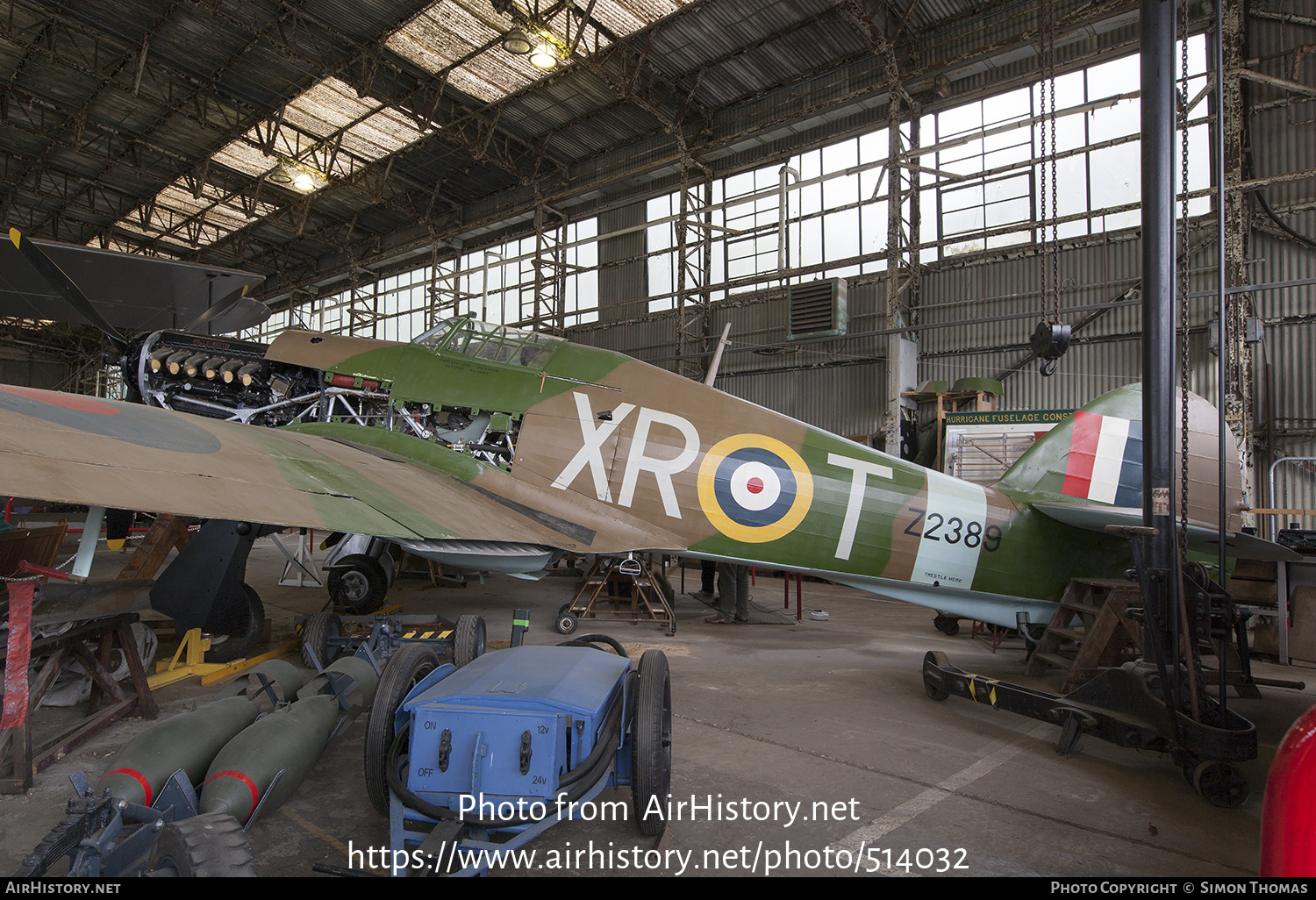 Aircraft Photo of Z2389 | Hawker Hurricane Mk2A | UK - Air Force | AirHistory.net #514032