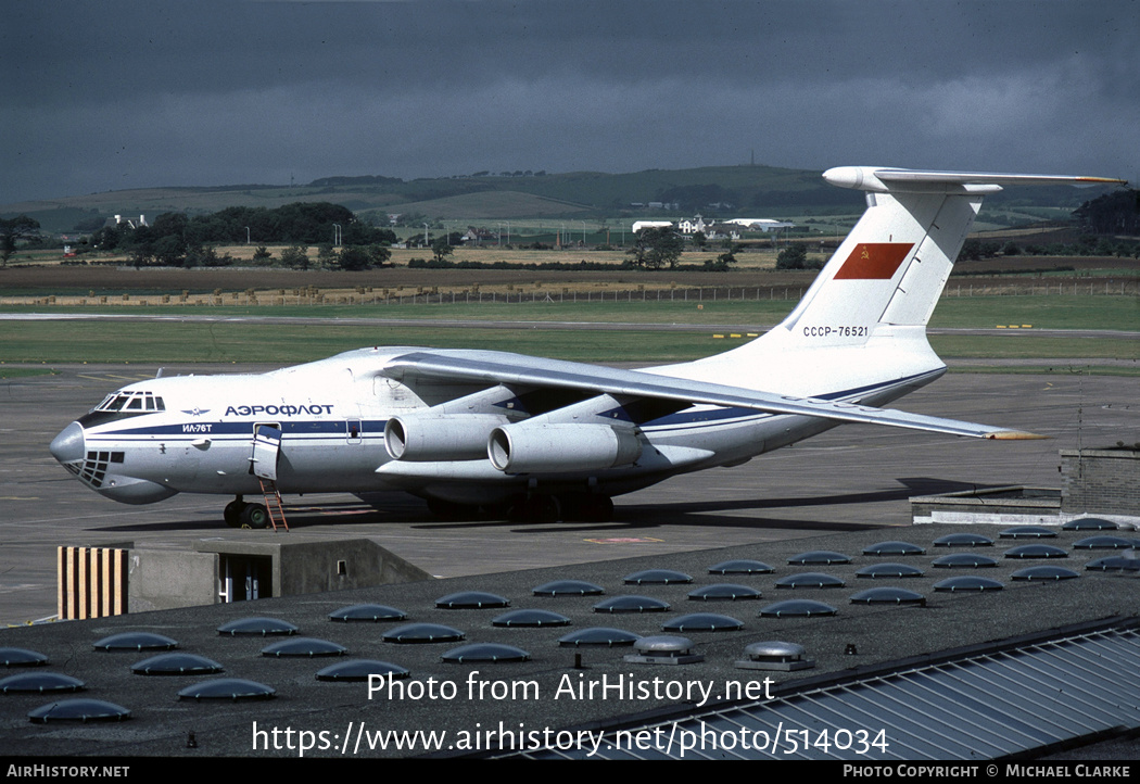 Aircraft Photo of CCCP-76521 | Ilyushin Il-76 | Aeroflot | AirHistory.net #514034