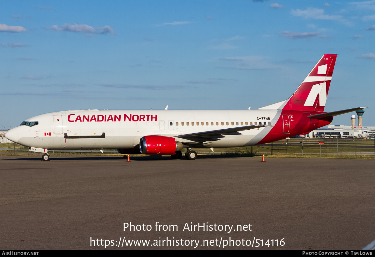 Aircraft Photo of C-FFNE | Boeing 737-406(C) | Canadian North | AirHistory.net #514116