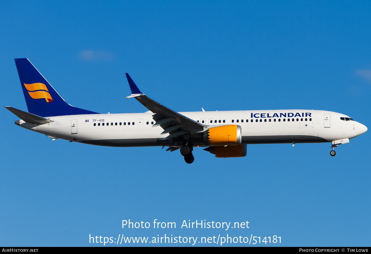 Aircraft Photo of TF-ICD | Boeing 737-9 Max 9 | Icelandair | AirHistory.net #514181