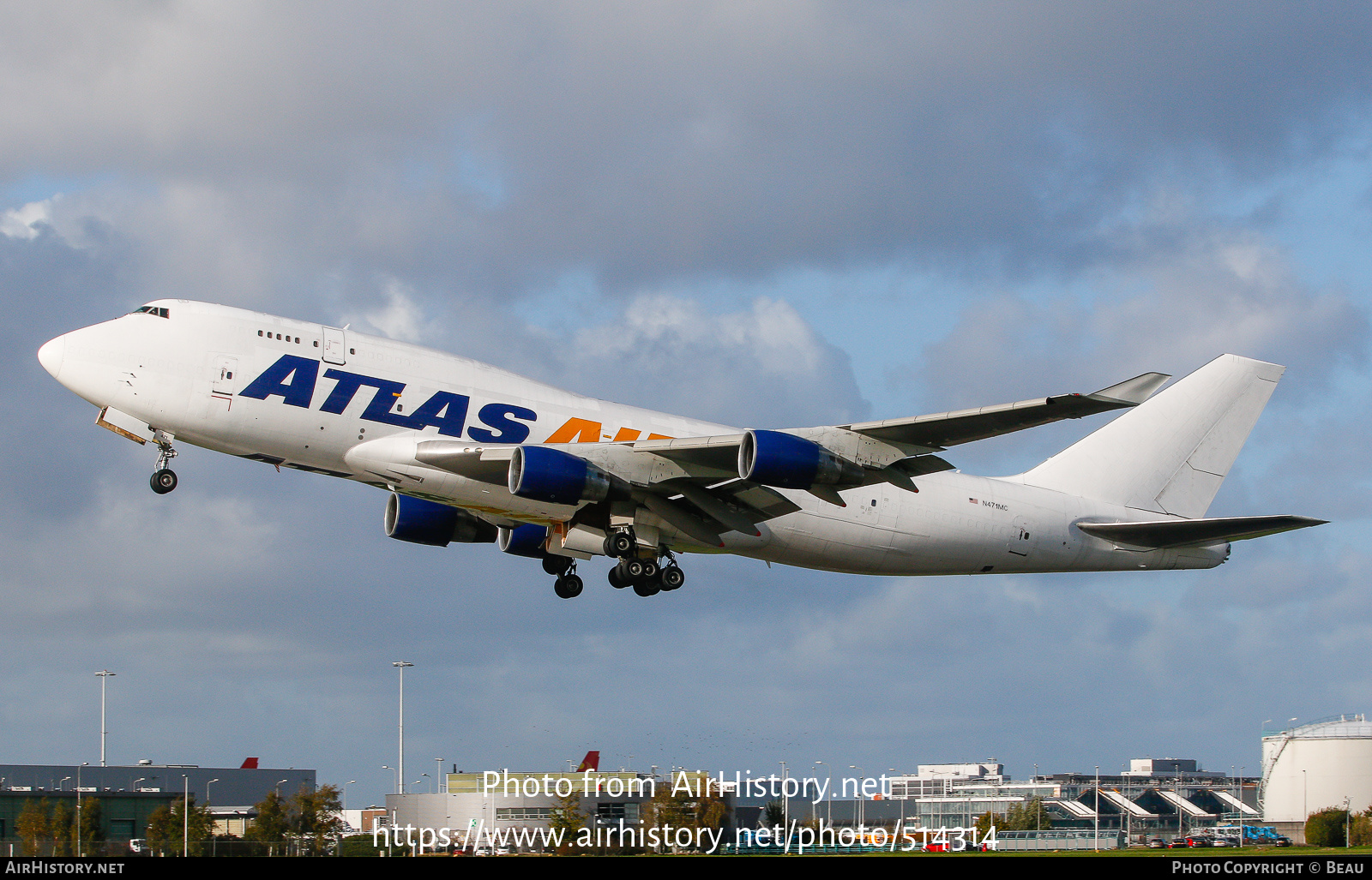 Aircraft Photo of N471MC | Boeing 747-412(BCF) | Atlas Air | AirHistory.net #514314