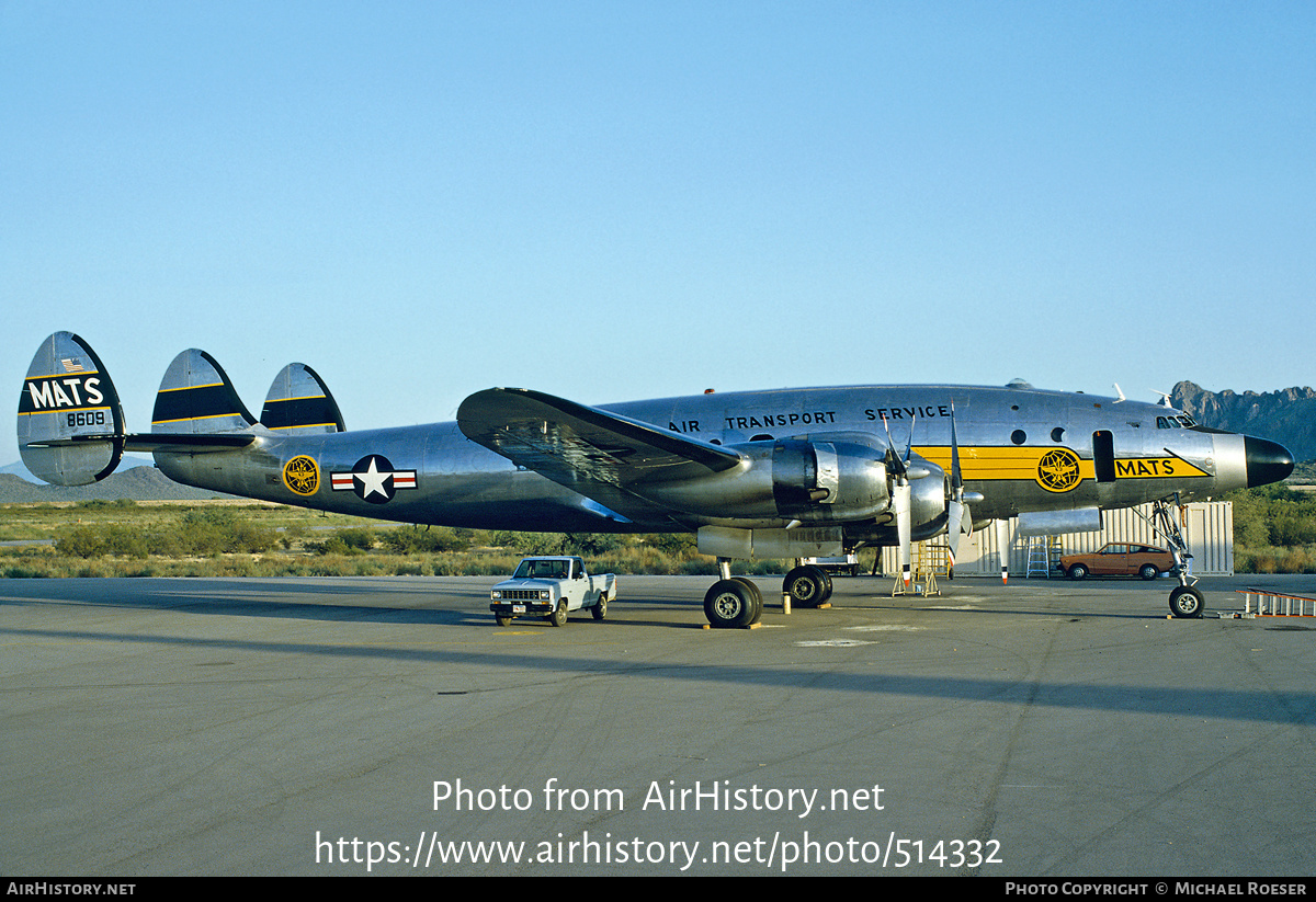 Aircraft Photo of N494TW / 8609 | Lockheed C-121A Constellation | USA - Air Force | AirHistory.net #514332