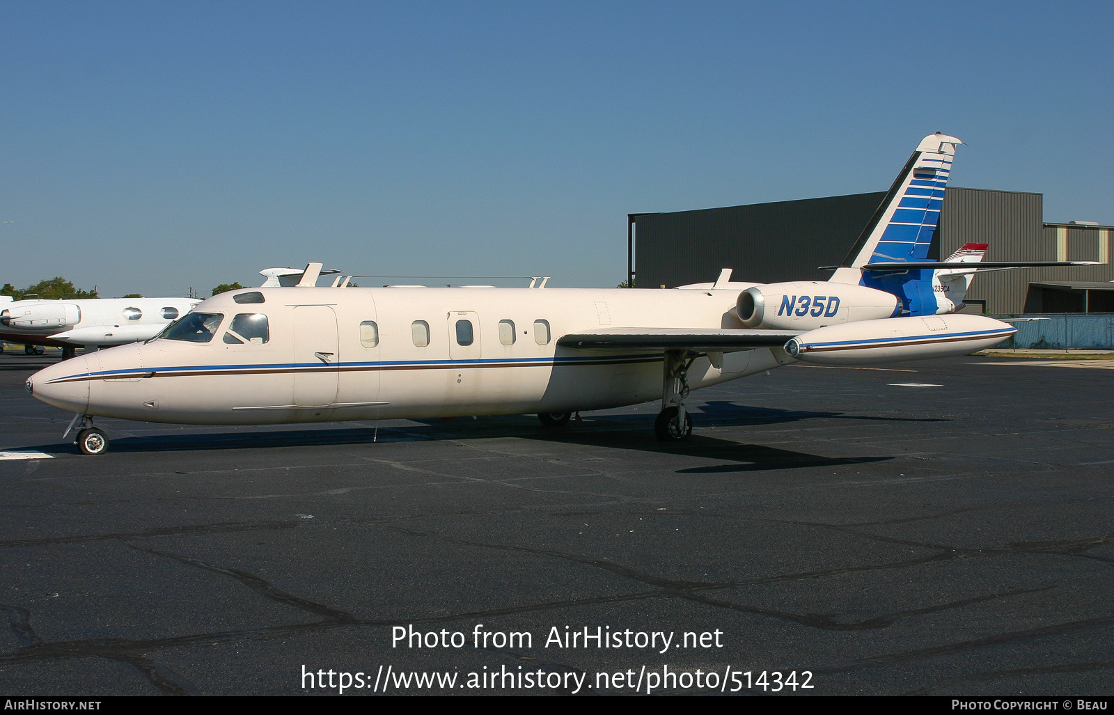 Aircraft Photo of N35D | Israel Aircraft Industries IAI-1123 Westwind | AirHistory.net #514342