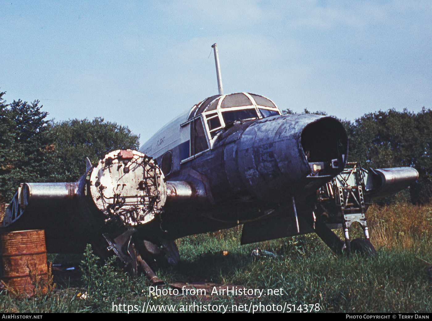 Aircraft Photo of TX211 / G-AVHU | Avro 652A Anson C19/2 | UK - Air Force | AirHistory.net #514378