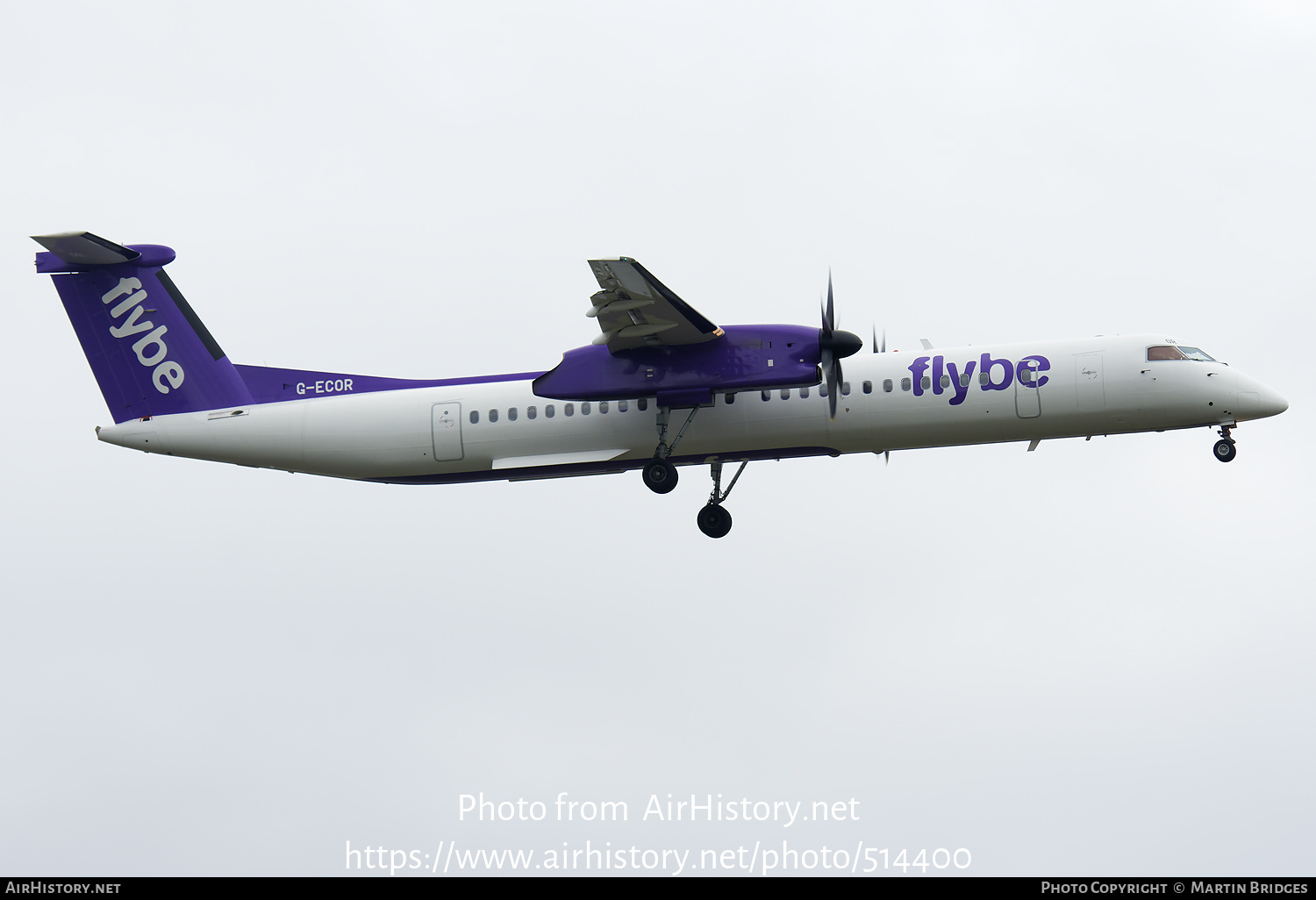 Aircraft Photo of G-ECOR | Bombardier DHC-8-402 Dash 8 | Flybe | AirHistory.net #514400