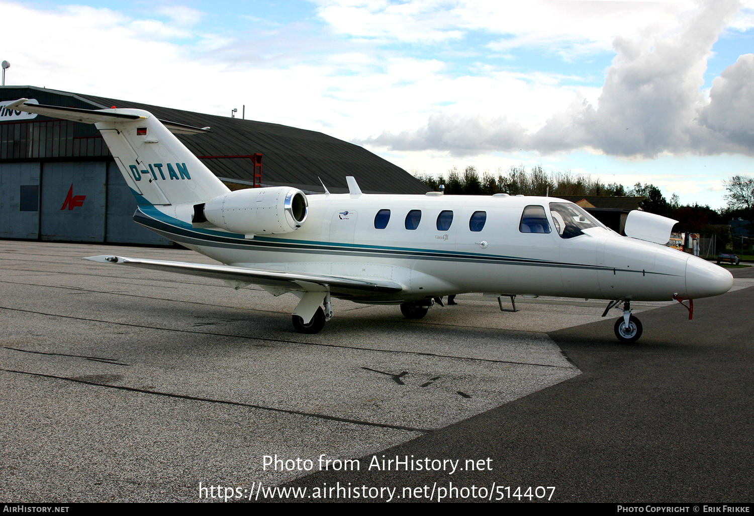 Aircraft Photo of D-ITAN | Cessna 525 CitationJet CJ1 | AirHistory.net #514407