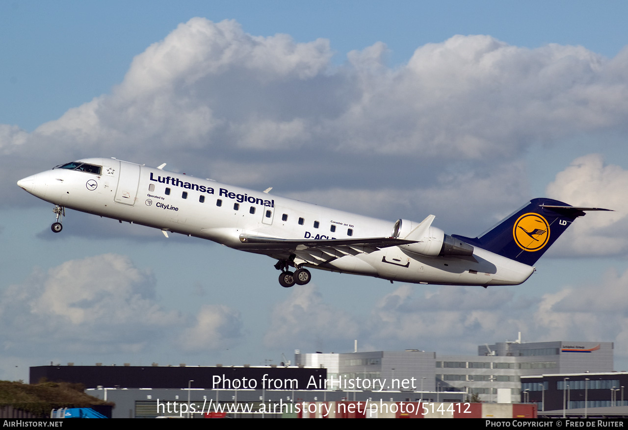 Aircraft Photo of D-ACLD | Canadair CRJ-100LR (CL-600-2B19) | Lufthansa Regional | AirHistory.net #514412