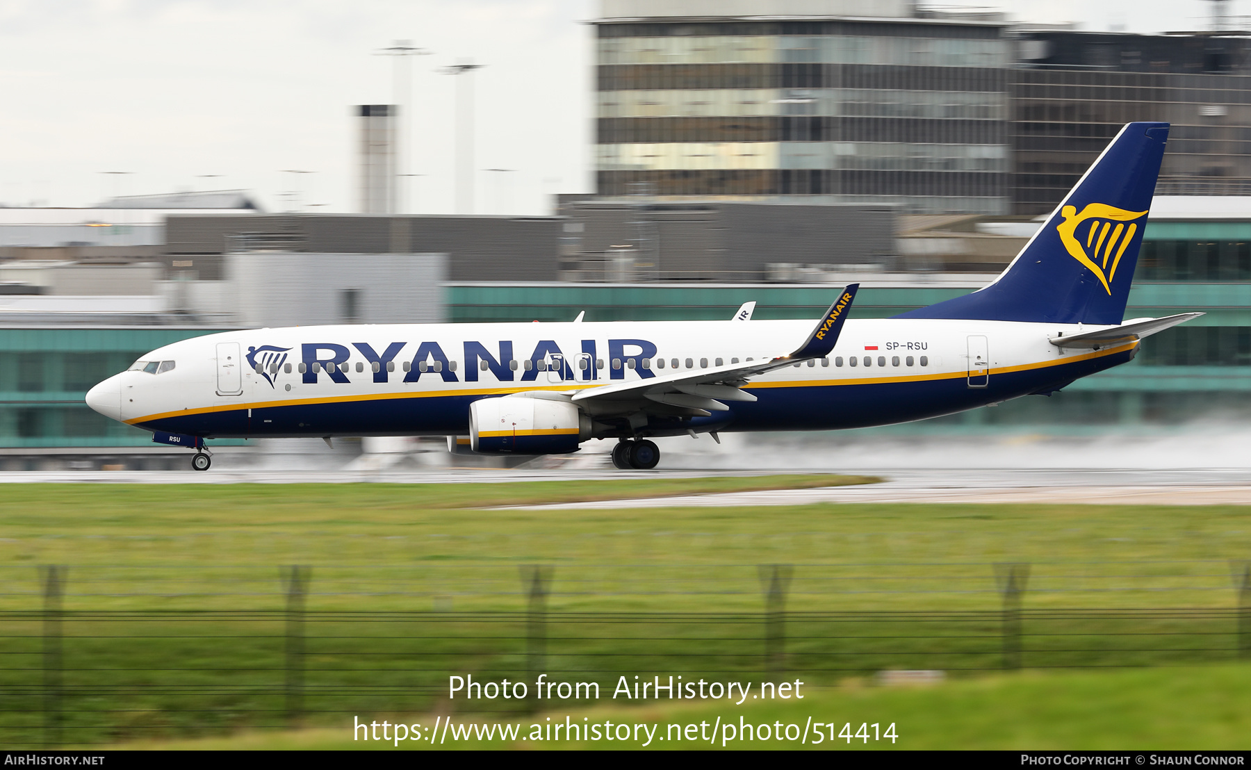 Aircraft Photo of SP-RSU | Boeing 737-800 | Ryanair | AirHistory.net #514414