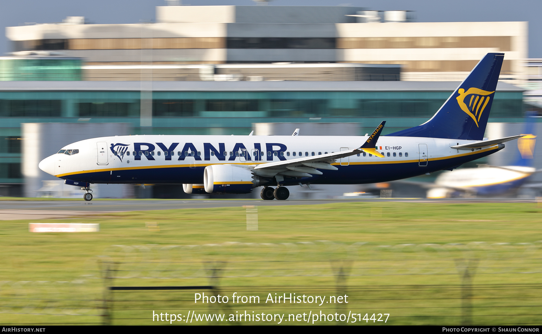 Aircraft Photo of EI-HGP | Boeing 737-8200 Max 200 | Ryanair | AirHistory.net #514427