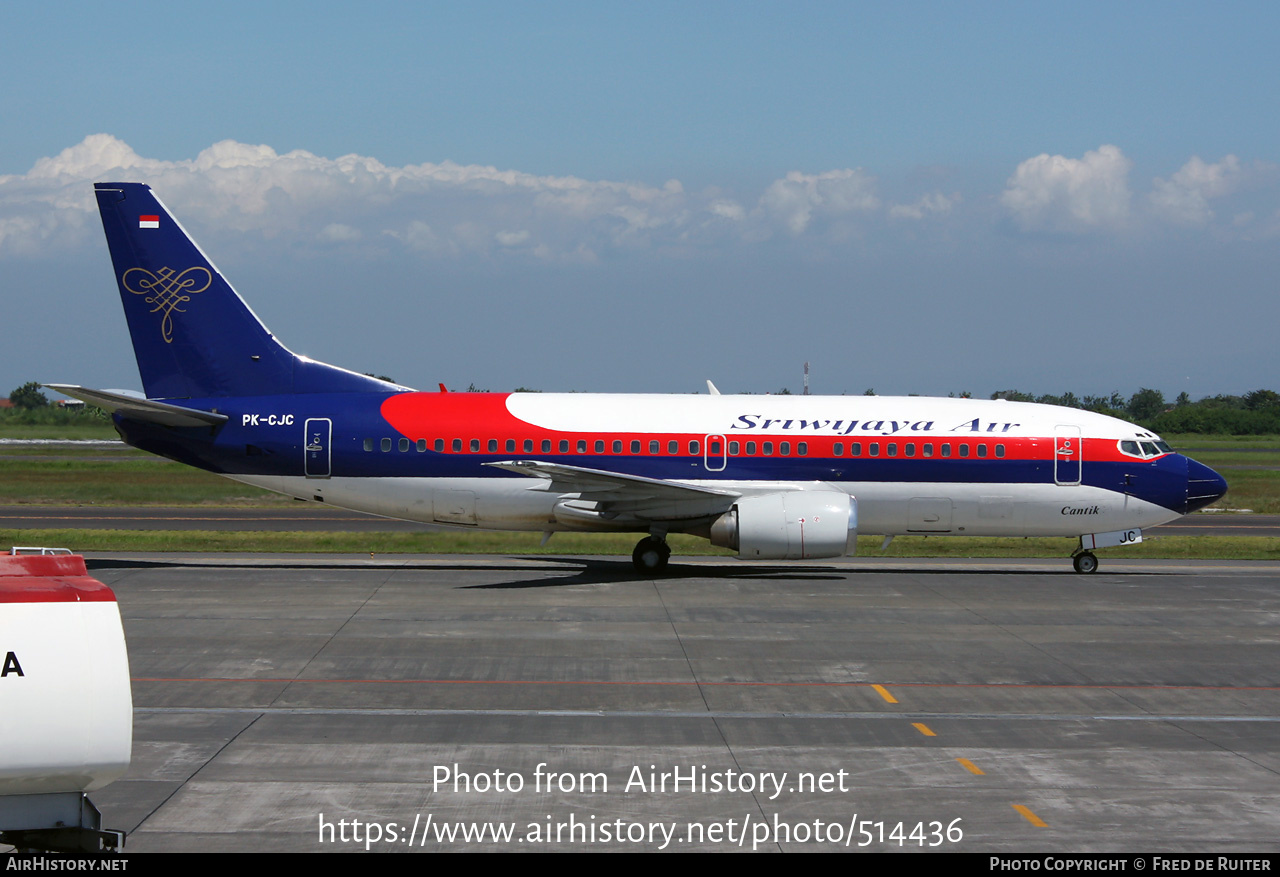 Aircraft Photo of PK-CJC | Boeing 737-33A | Sriwijaya Air | AirHistory.net #514436