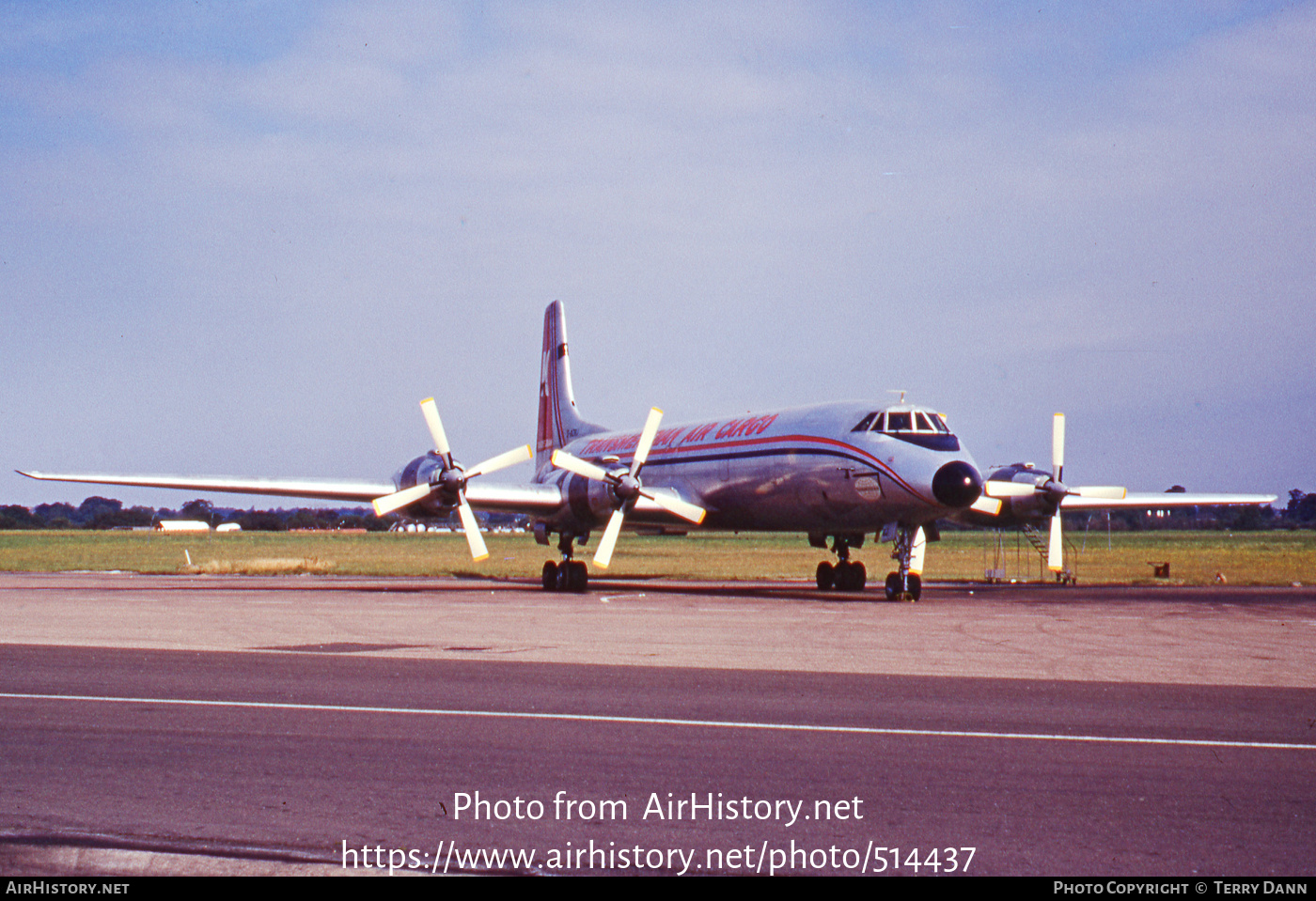 Aircraft Photo of G-AZKJ | Canadair CL-44D4-2 | Transmeridian Air Cargo | AirHistory.net #514437