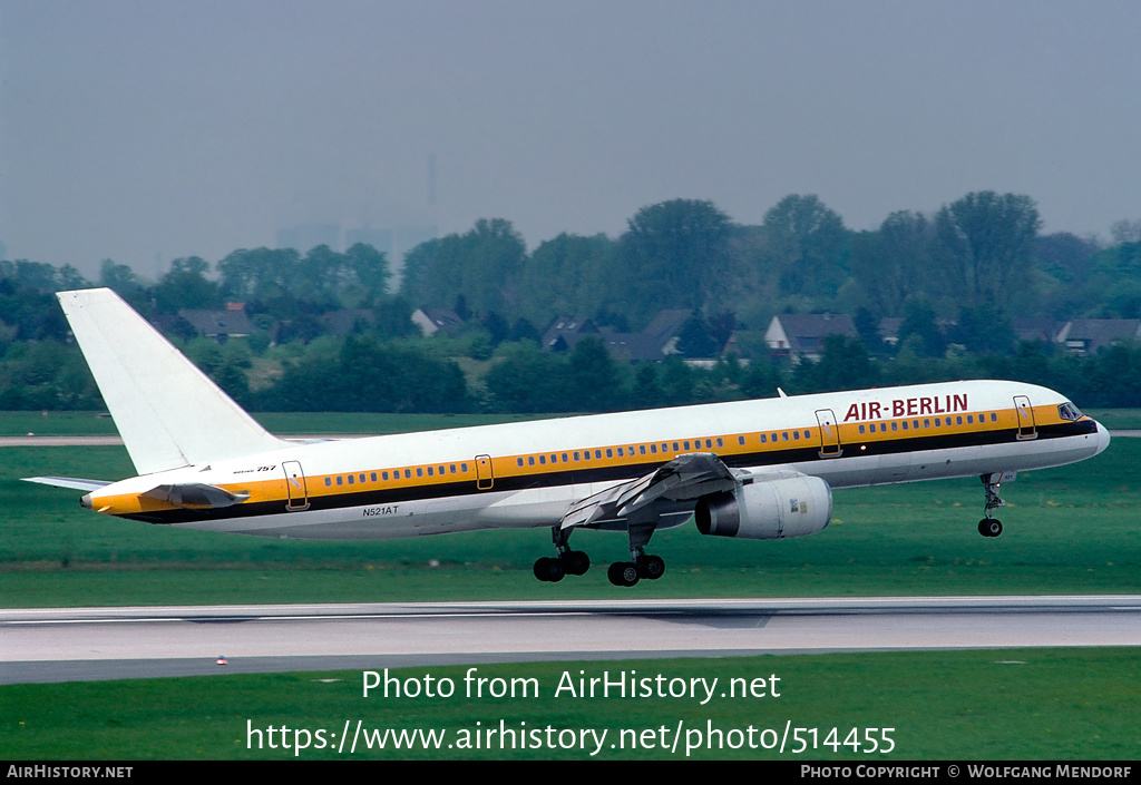 Aircraft Photo of N521AT | Boeing 757-28A | Air Berlin | AirHistory.net #514455