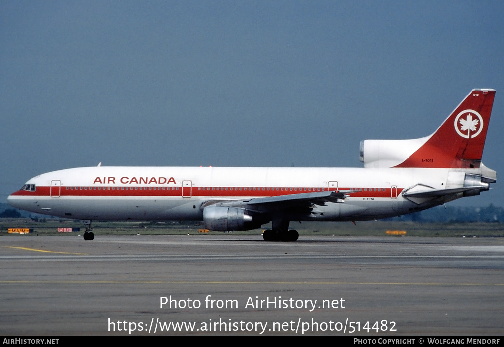 Aircraft Photo of C-FTNL | Lockheed L-1011-385-1-15 TriStar 100 | Air Canada | AirHistory.net #514482