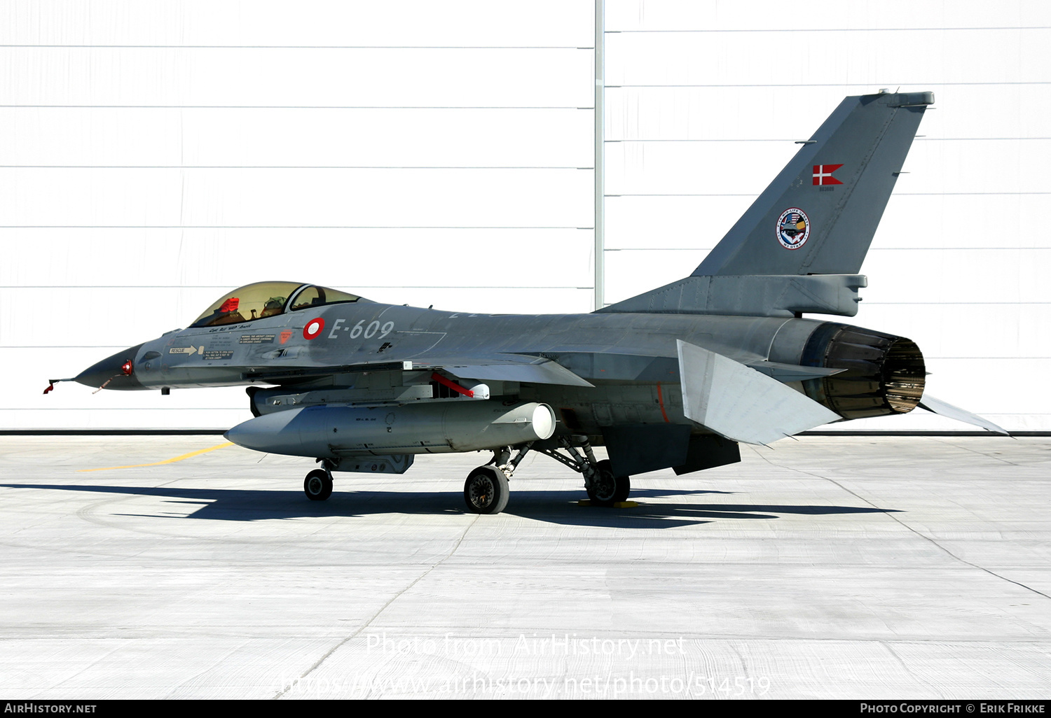 Aircraft Photo of E-609 | General Dynamics F-16AM Fighting Falcon | Denmark - Air Force | AirHistory.net #514519