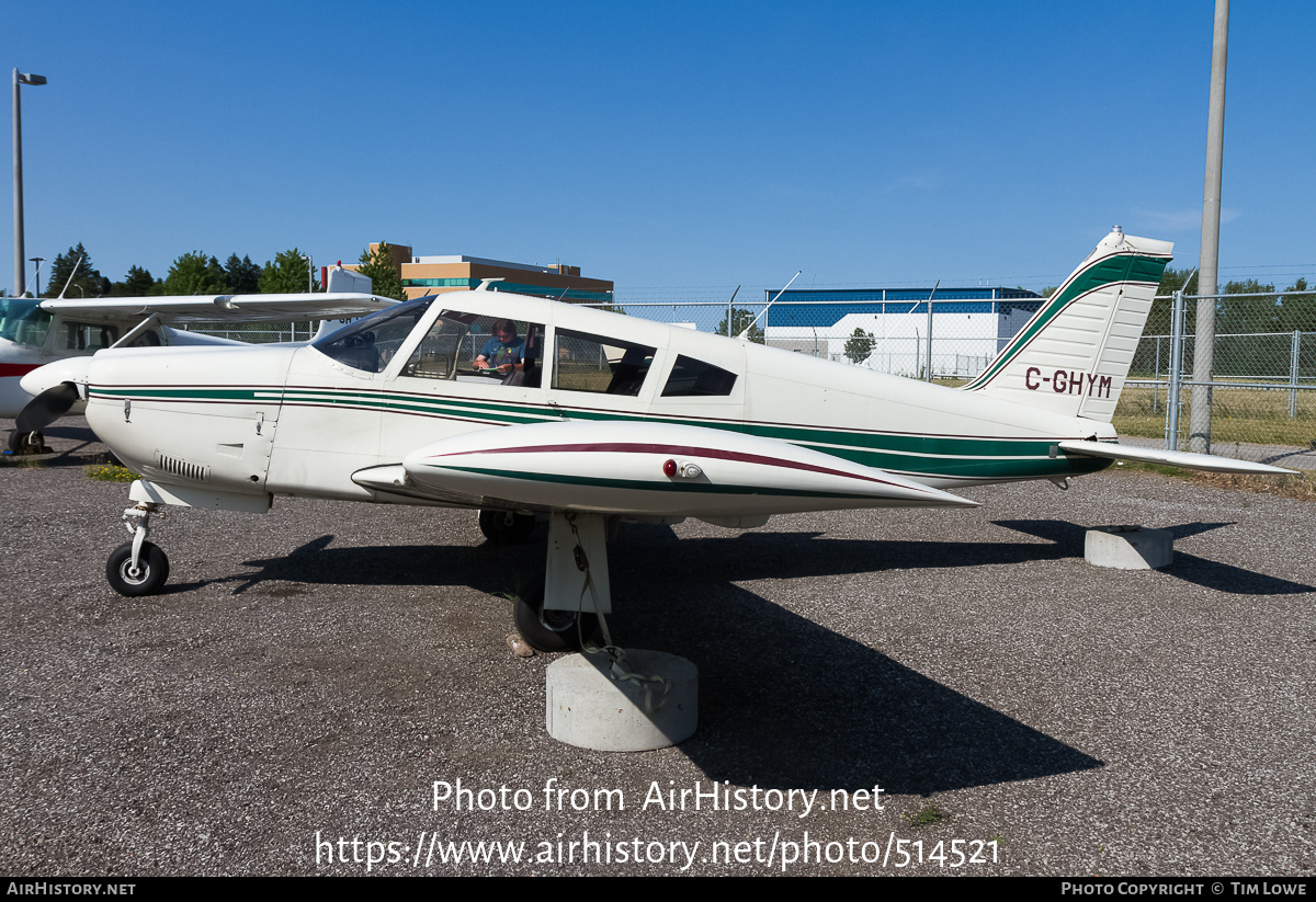 Aircraft Photo of C-GHYM | Piper PA-28R-180 Cherokee Arrow | AirHistory.net #514521