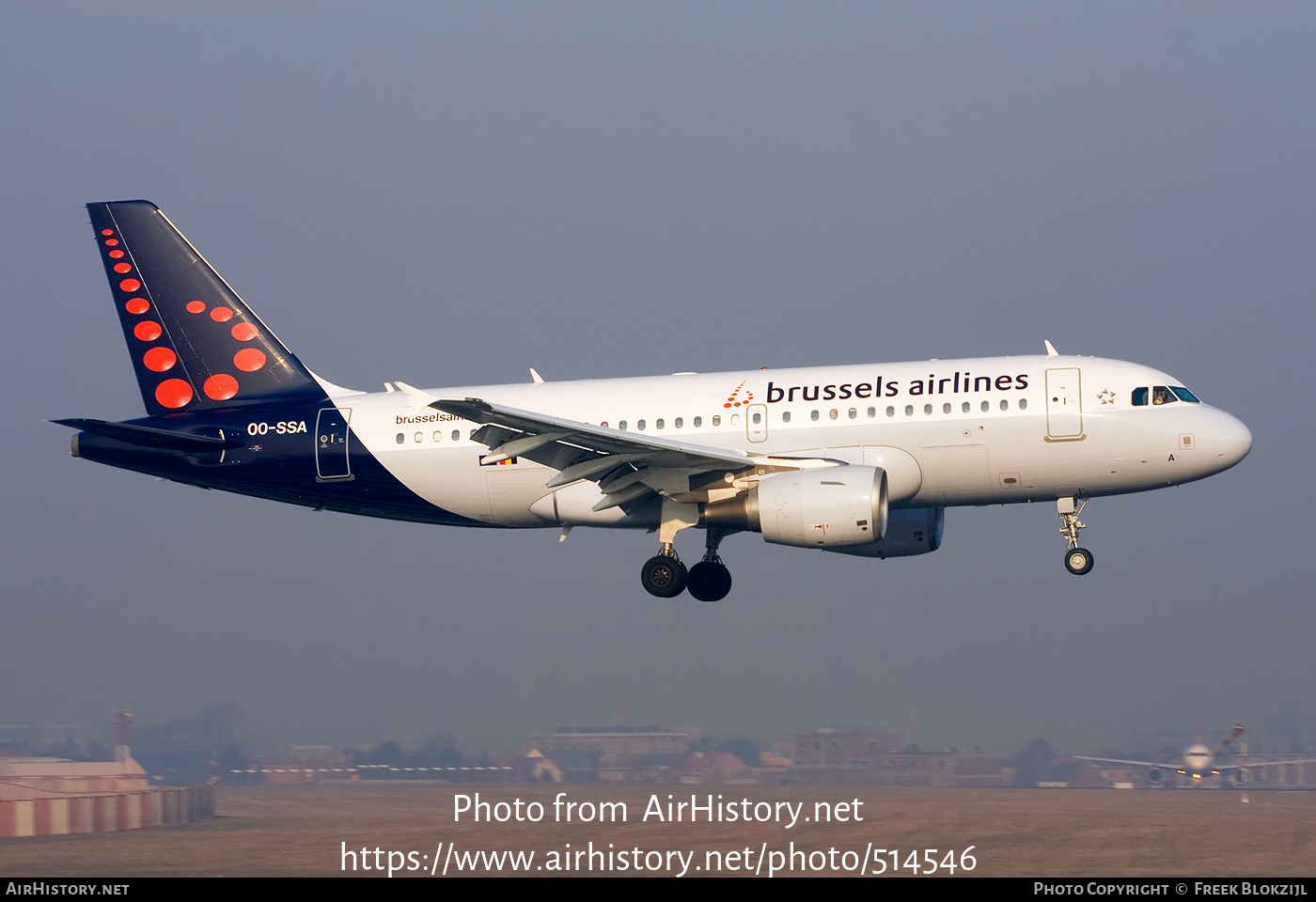 Aircraft Photo of OO-SSA | Airbus A319-111 | Brussels Airlines | AirHistory.net #514546