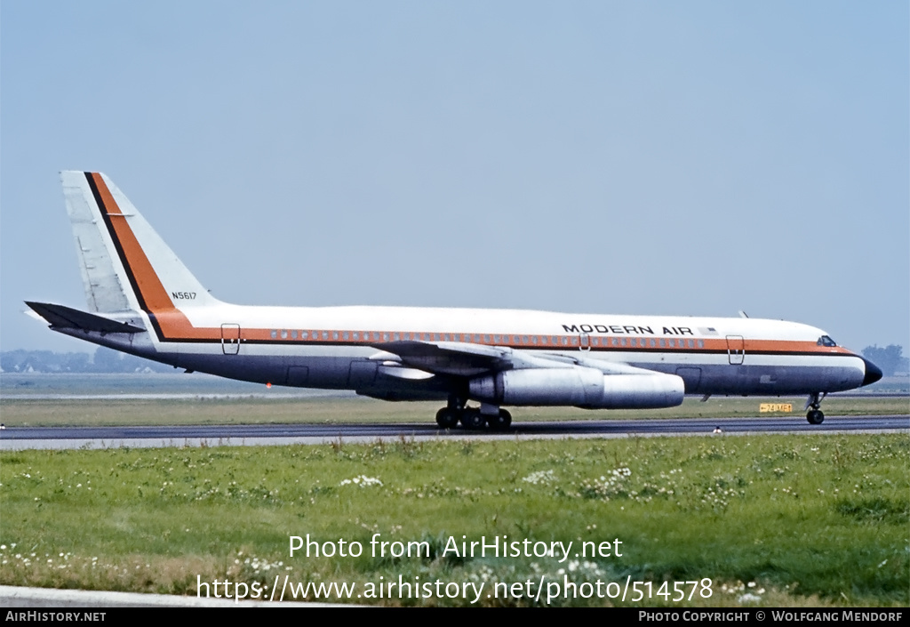 Aircraft Photo of N5617 | Convair 990A Coronado (30A-6) | Modern Air | AirHistory.net #514578