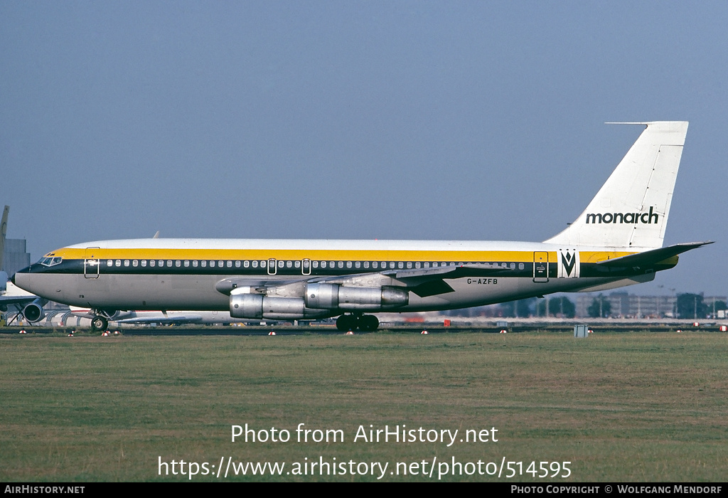 Aircraft Photo of G-AZFB | Boeing 720-051B | Monarch Airlines | AirHistory.net #514595