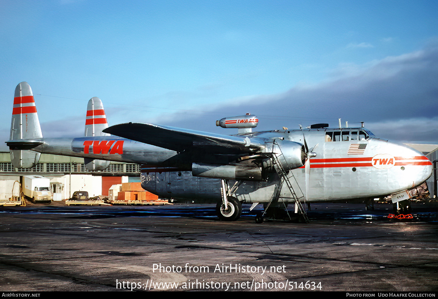 Aircraft Photo of N9701F | Steward-Davis Jet-Packet 3400A | Trans World Airlines - TWA | AirHistory.net #514634