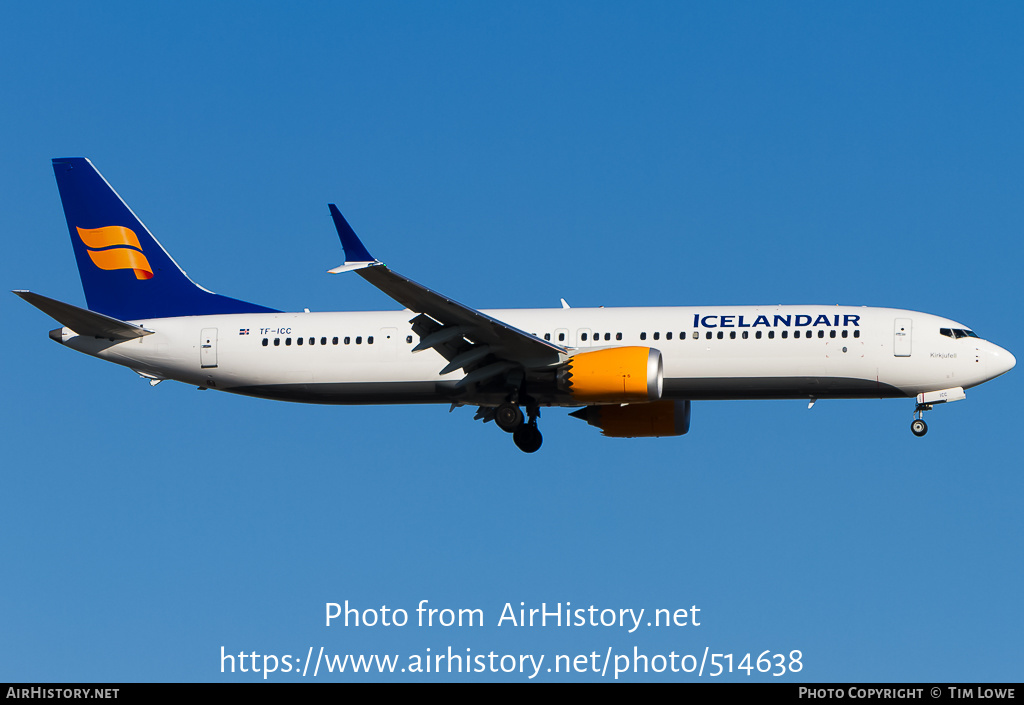 Aircraft Photo of TF-ICC | Boeing 737-9 Max 9 | Icelandair | AirHistory.net #514638