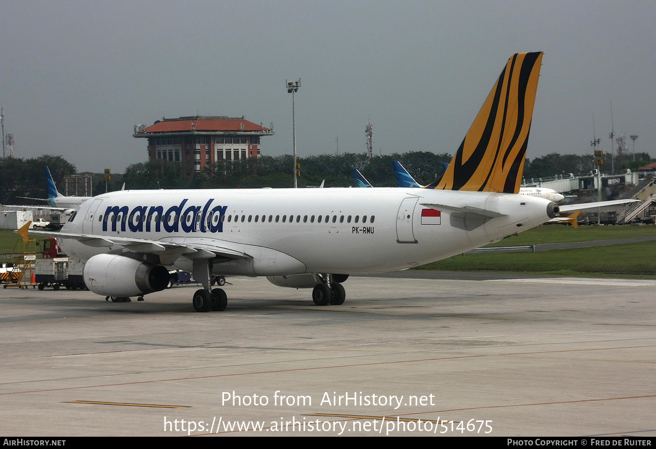 Aircraft Photo of PK-RMU | Airbus A320-232 | Mandala Airlines | AirHistory.net #514675