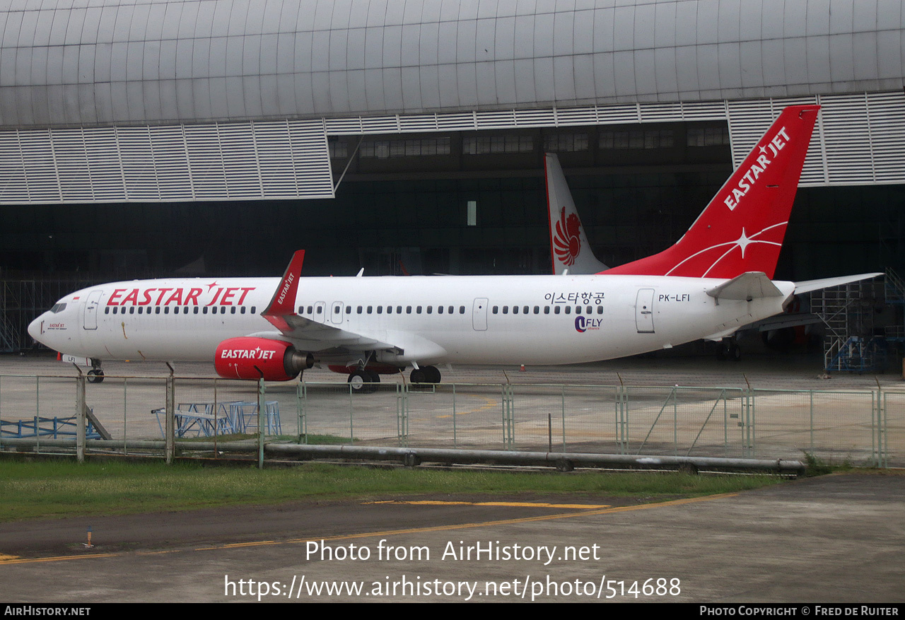 Aircraft Photo of PK-LFI | Boeing 737-9GP/ER | Eastar Jet | AirHistory.net #514688