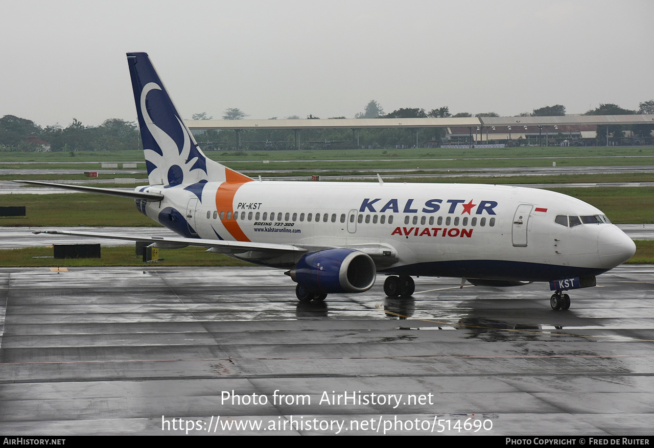 Aircraft Photo of PK-KST | Boeing 737-3M8 | KalStar Aviation | AirHistory.net #514690