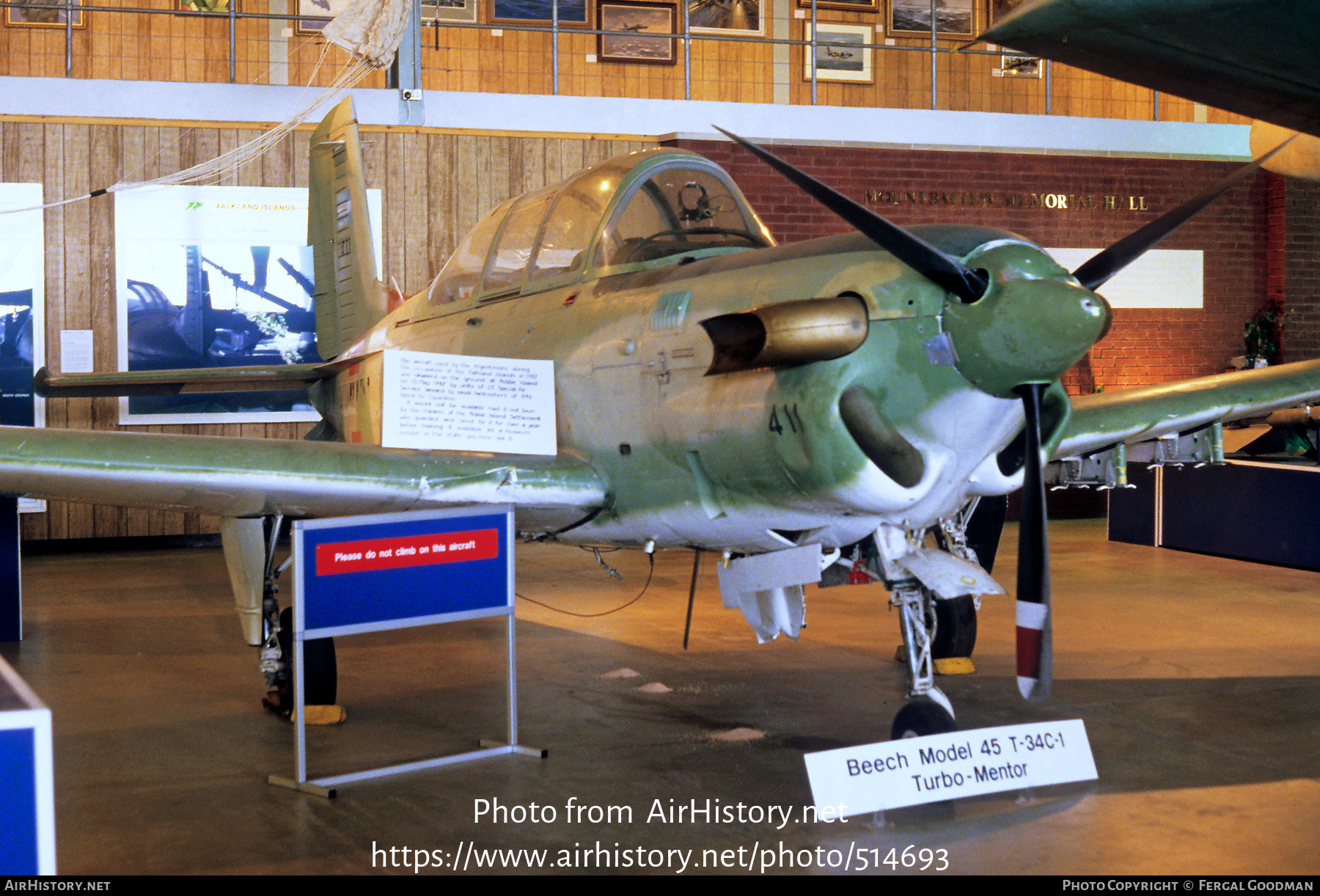 Aircraft Photo of 0729 | Beech T-34C Turbo Mentor | Argentina - Navy | AirHistory.net #514693