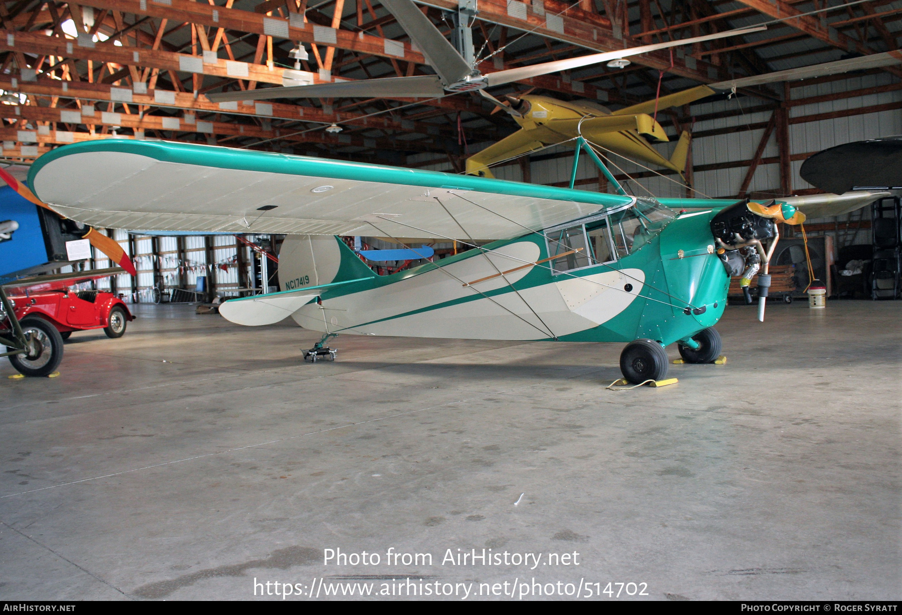 Aircraft Photo of N17419 / NC17419 | Aeronca C-3 Collegian | AirHistory.net #514702