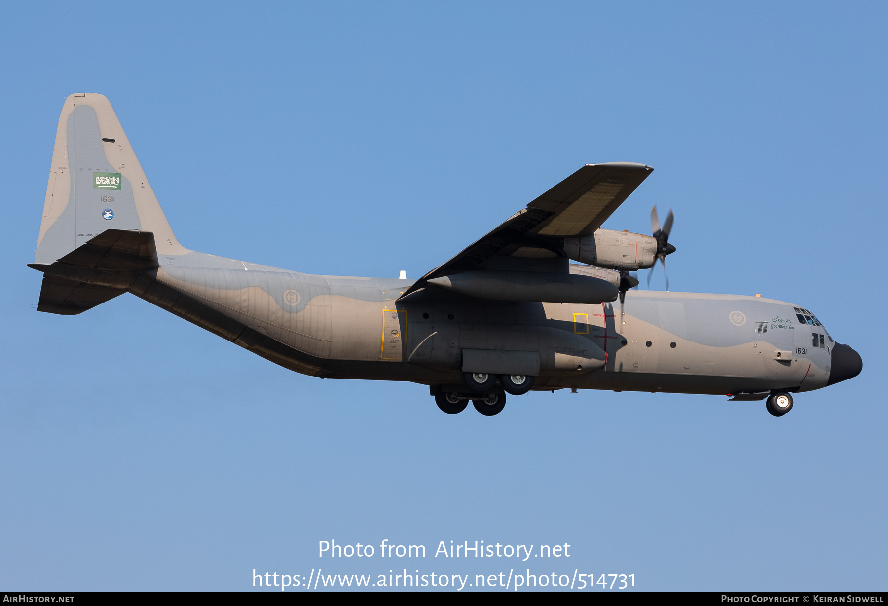 Aircraft Photo of 1631 | Lockheed C-130H-30 Hercules (L-382) | Saudi Arabia - Air Force | AirHistory.net #514731