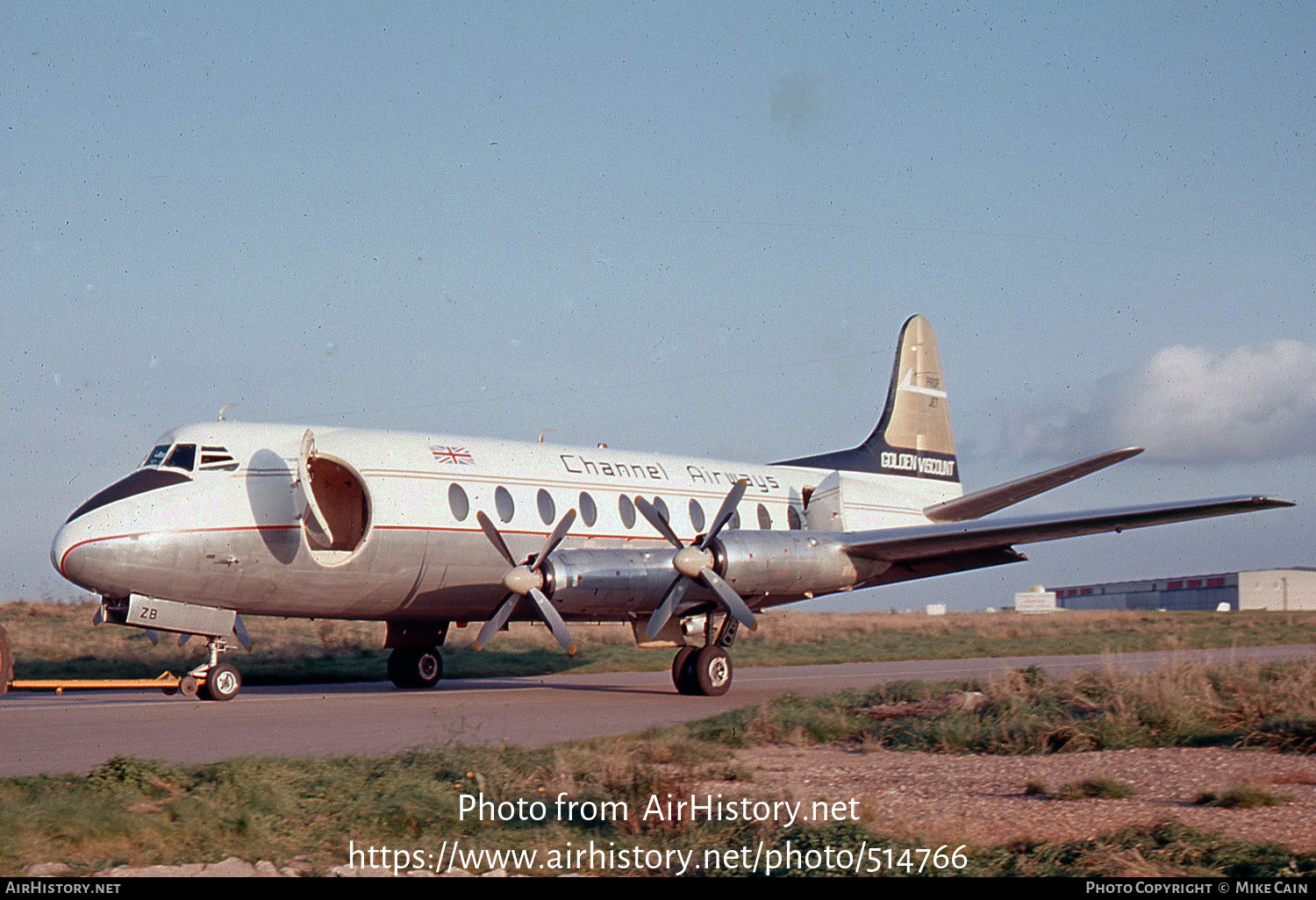 Aircraft Photo of G-APZB | Vickers 707 Viscount | Channel Airways | AirHistory.net #514766