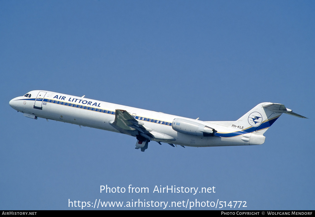 Aircraft Photo of PH-KLE | Fokker 100 (F28-0100) | Air Littoral | AirHistory.net #514772