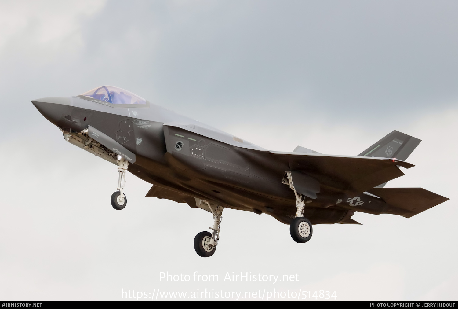 Aircraft Photo of 20-5571 / AF20-5571 | Lockheed Martin F-35A Lightning II | USA - Air Force | AirHistory.net #514834