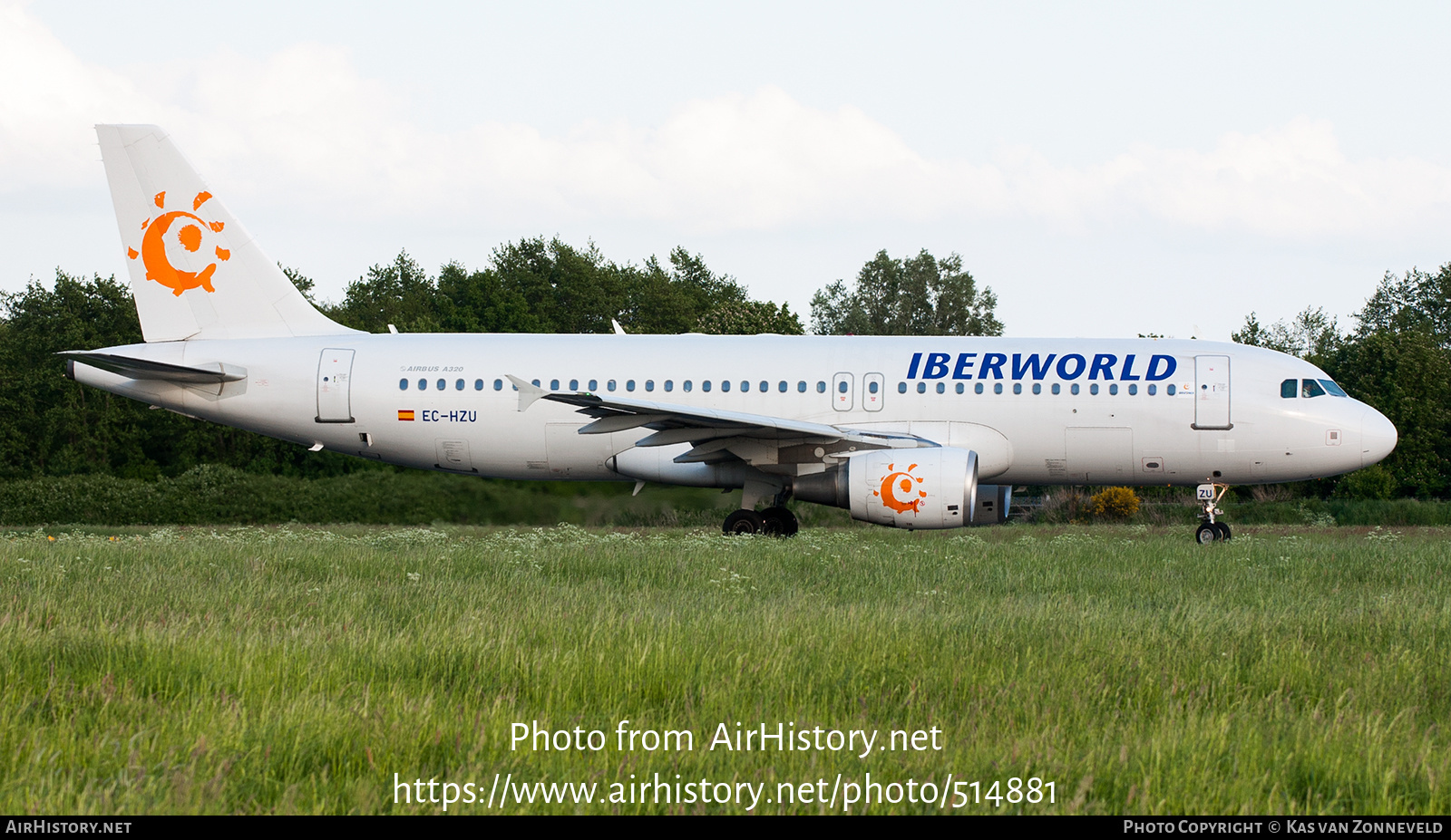 Aircraft Photo of EC-HZU | Airbus A320-214 | Iberworld Airlines | AirHistory.net #514881