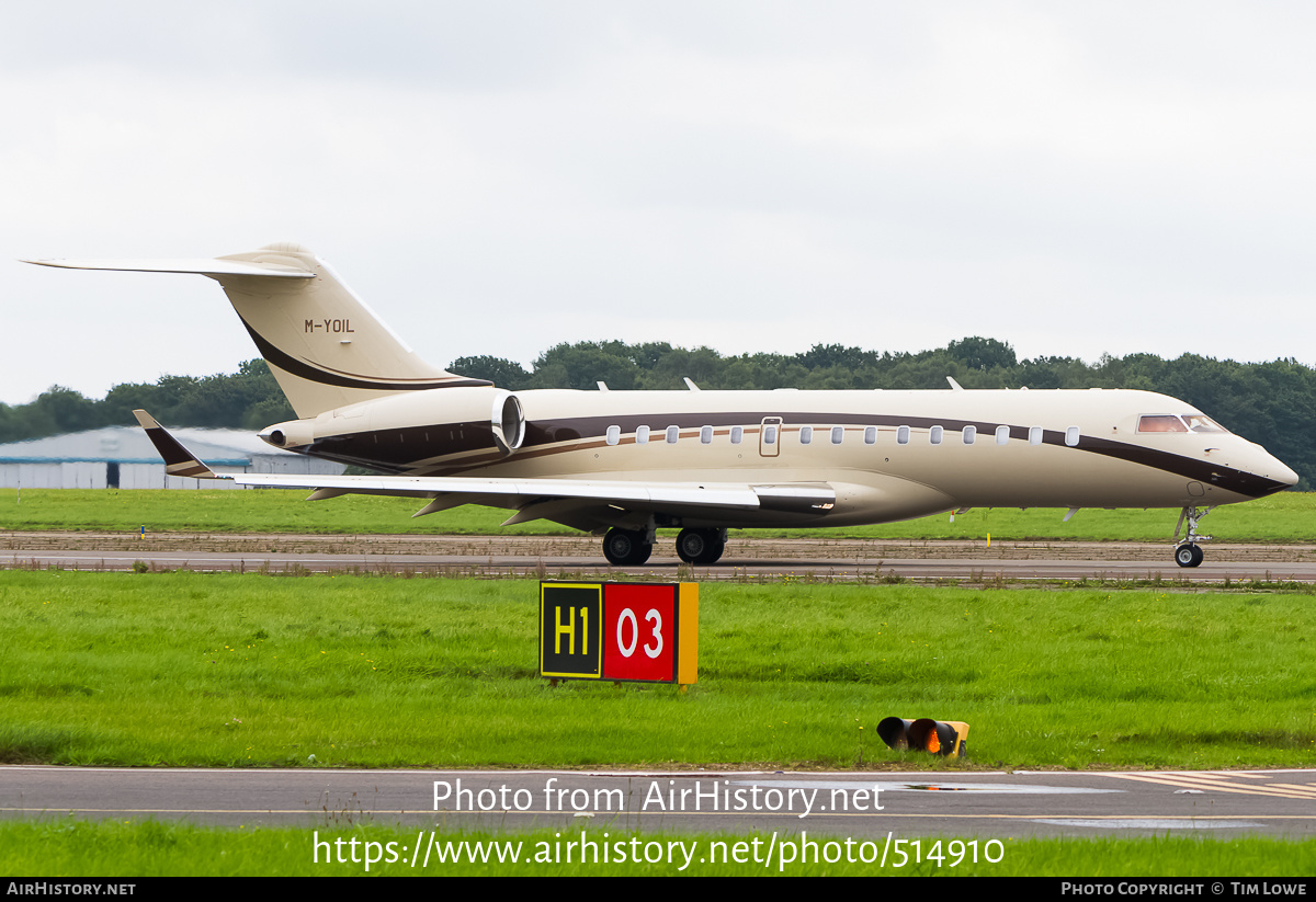 Aircraft Photo of M-YOIL | Bombardier Global 6000 (BD-700-1A10) | AirHistory.net #514910