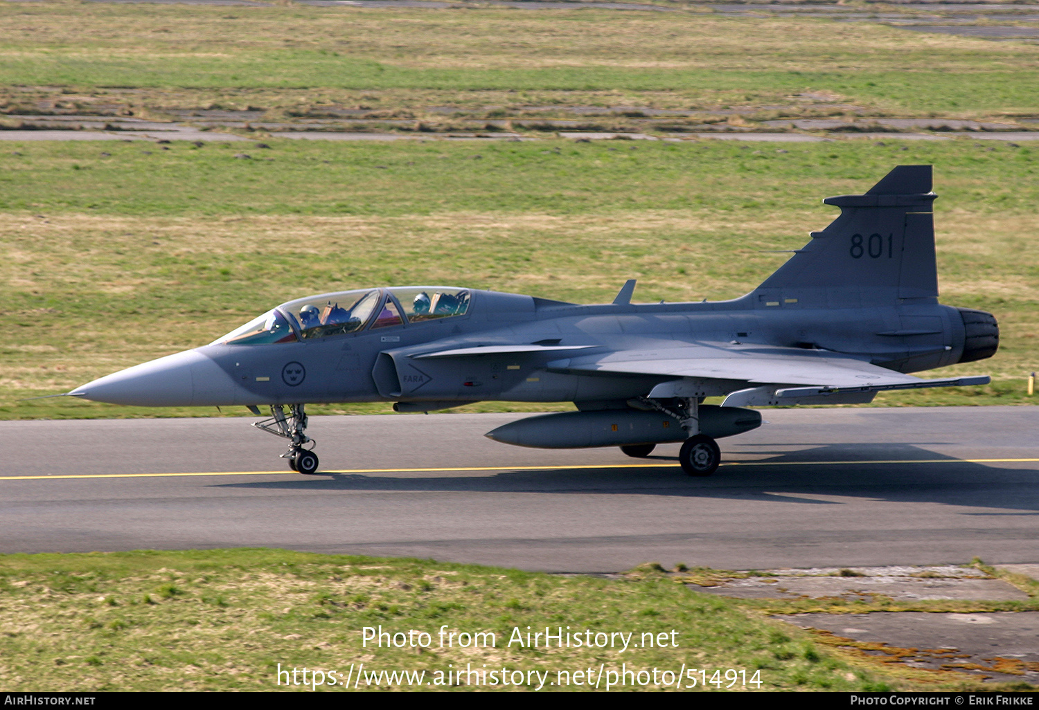 Aircraft Photo of 39801 | Saab JAS 39B Gripen | Sweden - Air Force | AirHistory.net #514914