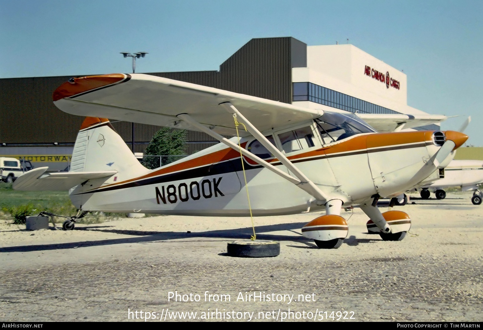 Aircraft Photo of N8000K | Stinson 108-2 Voyager | AirHistory.net #514922