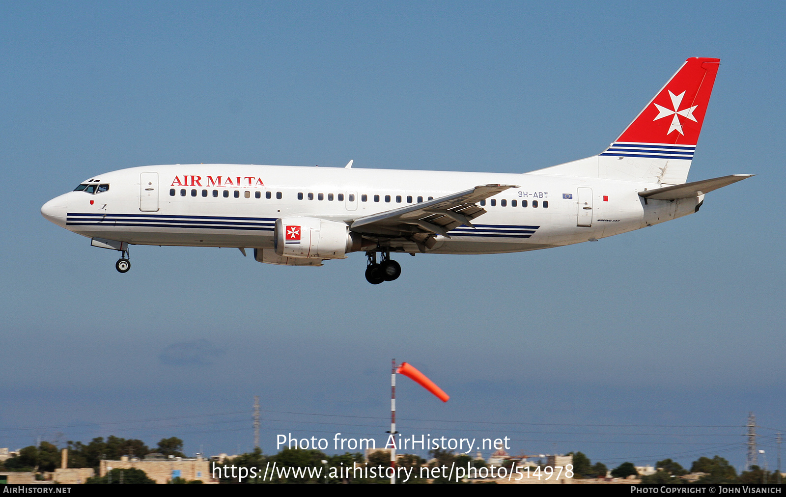 Aircraft Photo of 9H-ABT | Boeing 737-3Y5 | Air Malta | AirHistory.net #514978