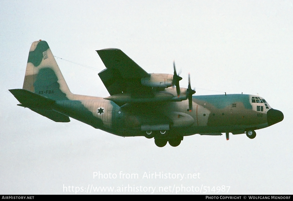 Aircraft Photo of 102 | Lockheed C-130H Hercules | Israel - Air Force | AirHistory.net #514987