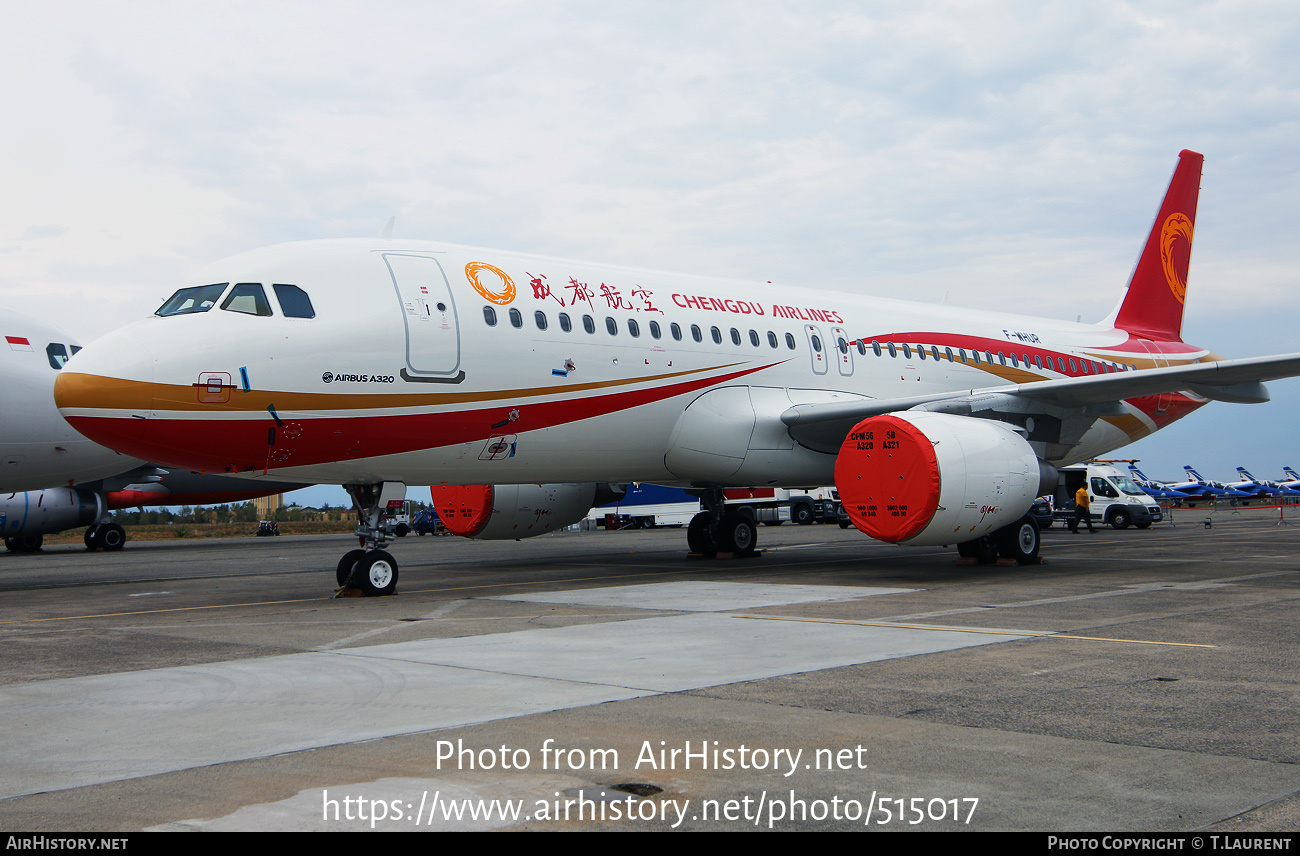 Aircraft Photo of F-WHUR | Airbus A320-214 | Chengdu Airlines | AirHistory.net #515017