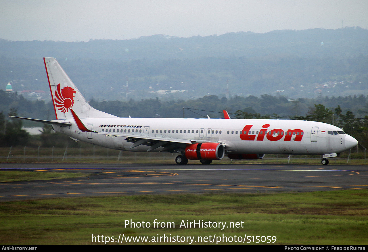 Aircraft Photo of PK-LHW | Boeing 737-9GP/ER | Lion Air | AirHistory.net #515059