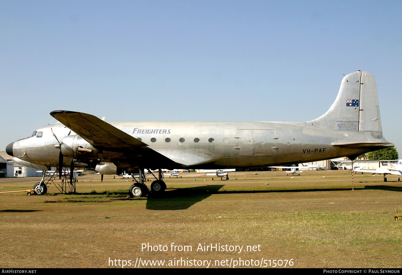 Aircraft Photo of VH-PAF | Douglas C-54E Skymaster | Pacific Air Freighters | AirHistory.net #515076