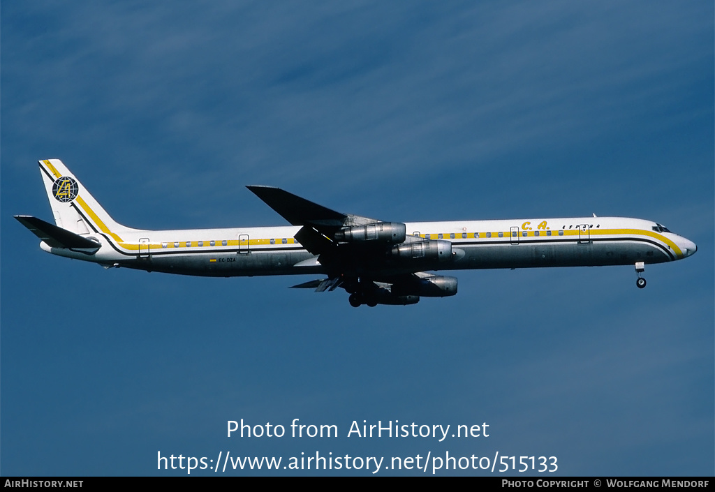 Aircraft Photo of EC-DZA | McDonnell Douglas DC-8-61 | Canafrica Transportes Aereos - CTA España | AirHistory.net #515133