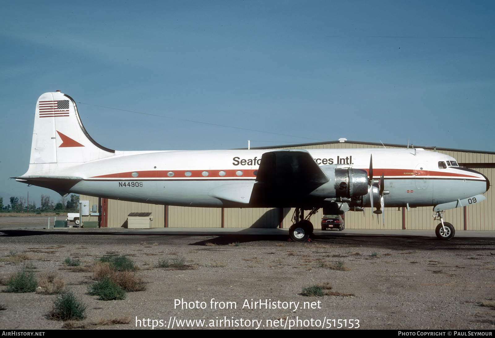 Aircraft Photo of N44909 | Douglas C-54R Skymaster | Seafood Resources International | AirHistory.net #515153