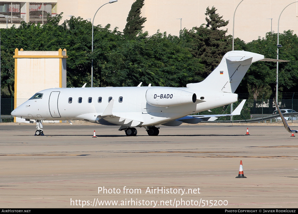 Aircraft Photo of D-BADO | Bombardier Challenger 300 (BD-100-1A10) | AirHistory.net #515200