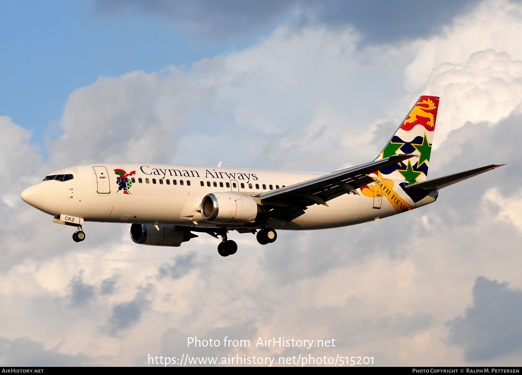 Aircraft Photo of VP-CKZ | Boeing 737-36E | Cayman Airways | AirHistory.net #515201