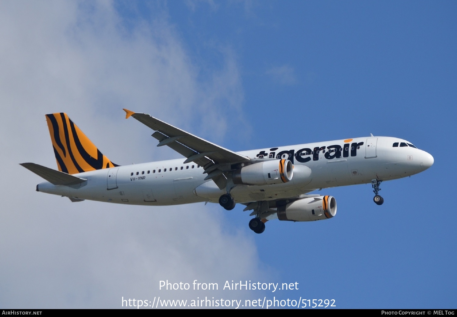 Aircraft Photo of VH-VNR | Airbus A320-232 | Tigerair | AirHistory.net #515292